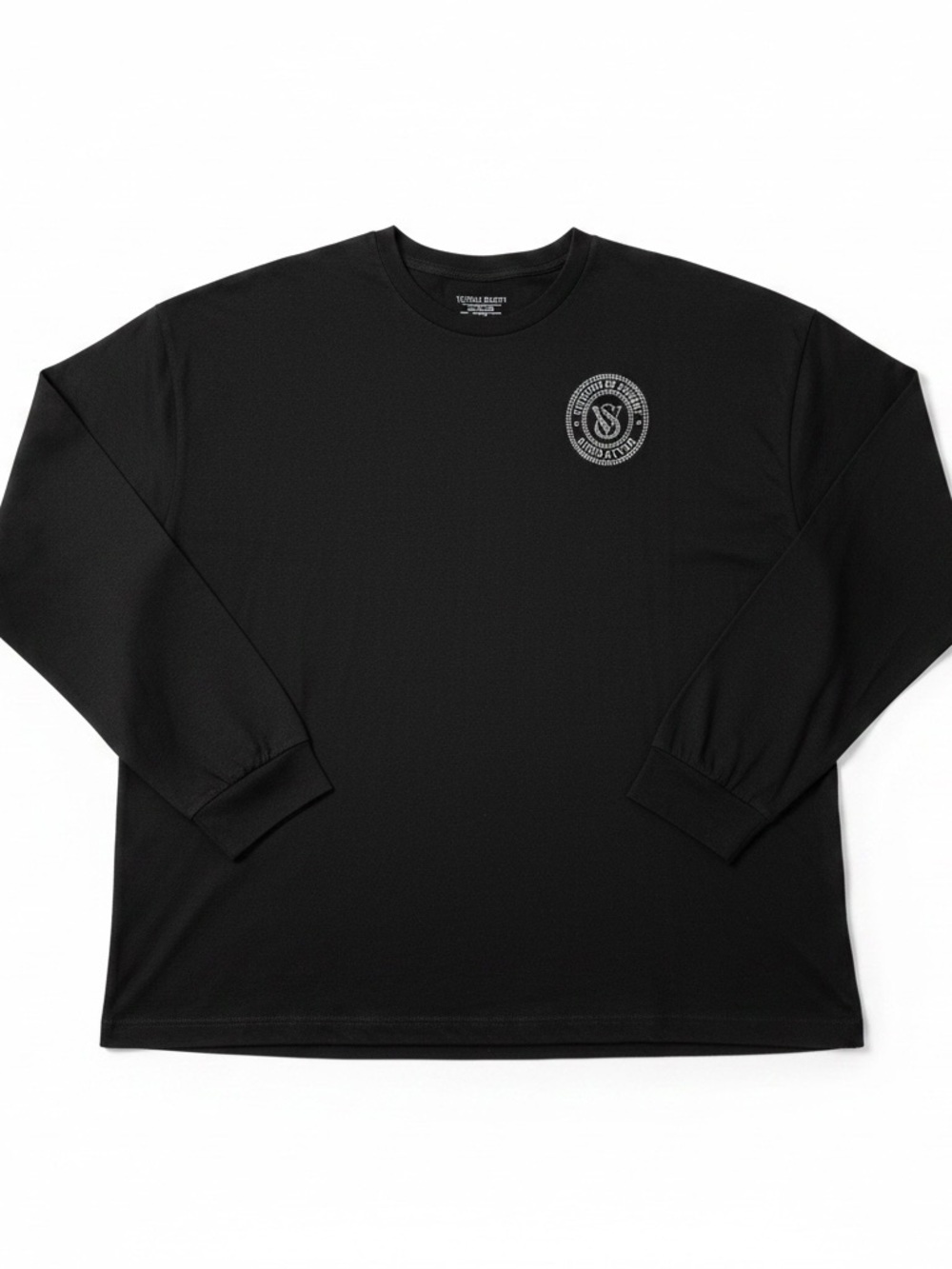 Victoria's Secret Black Long-Sleeve Graphic Tee
